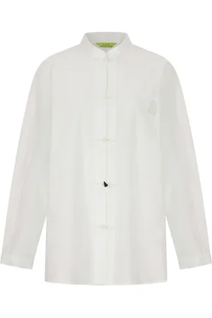 SHANGHAI TANG X Chen Man stand-up collar blouse