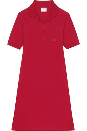 Courrèges Polo-collar mini dress