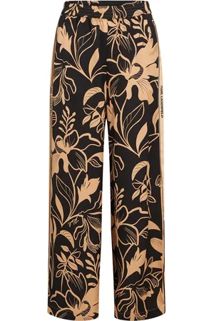 Karl Lagerfeld Printed wide-leg trousers