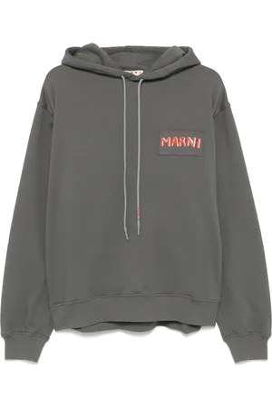 Marni Logo-patch hoodie