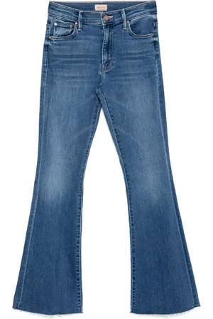 Mother The Weekender Fray flared jeans