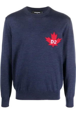 Dsquared2 Maple leaf-motif sweater