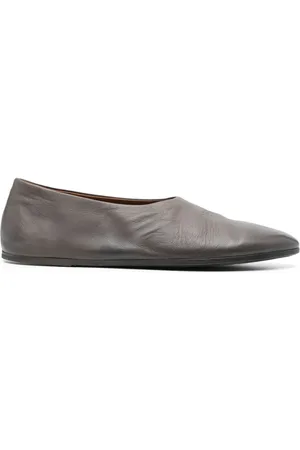 MARSÈLL Round-toe leather loafers