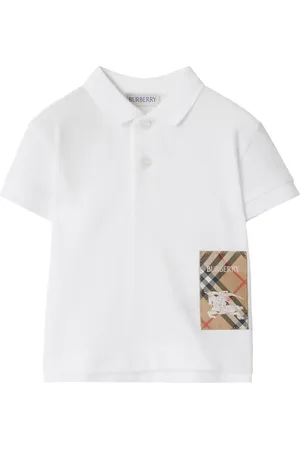 Burberry Logo patch polo shirt