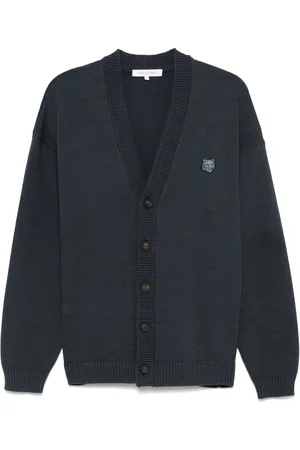 Maison Kitsuné Bold Fox Head-patch cardigan