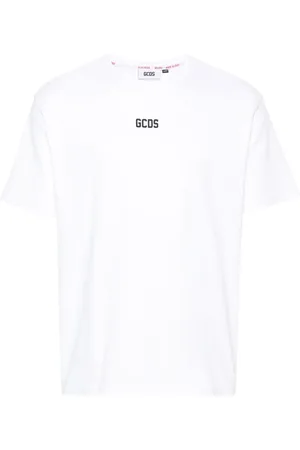 GCDS Logo-appliqqu?? cotton T-shirt