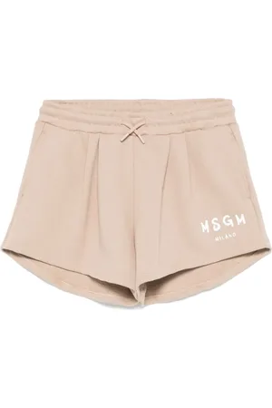 Msgm Logo-print track shorts