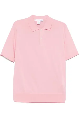 Comme des Garçons Fine-knit polo shirt