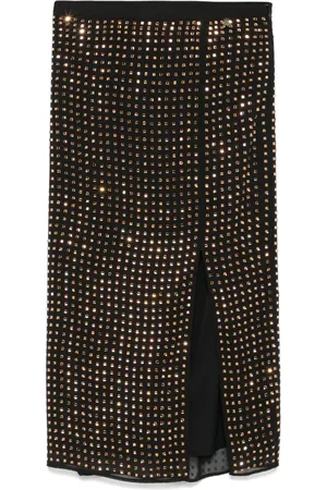 Patrizia Pepe Rhinestone-embellished midi skirt