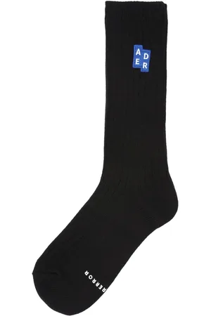 Ader Error TRS Tag ribbed calf socks
