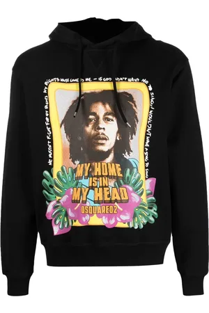 Dsquared2 Bob Marley long-sleeve hoodie