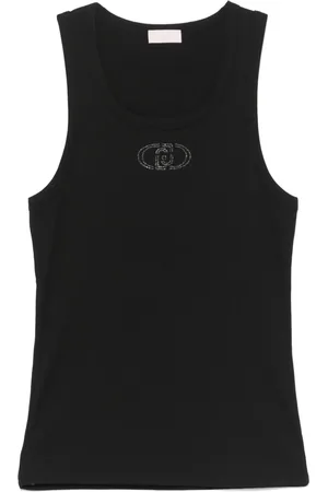 Liu Jo Logo-embroidered tank top