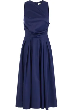 Elisabetta Franchi Draped-bodice dress