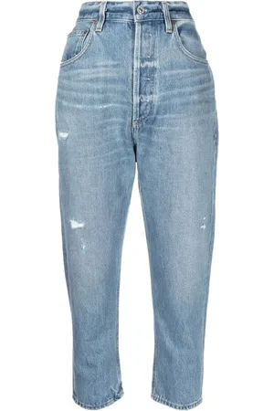Citizens of Humanity Pony Boy cropped distressed jeans