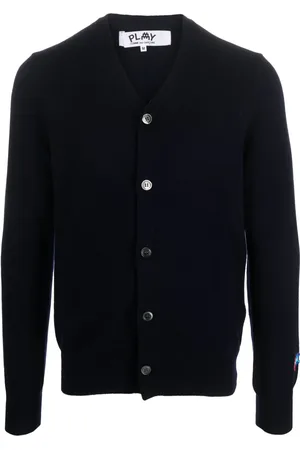 Comme des Garçons X the Artist Invader wool cardigan