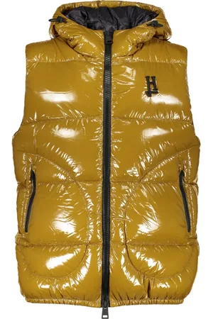 HERNO Glossy-finish gilet