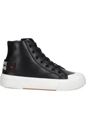 Moschino Logo-patch sneakers