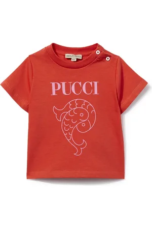 PUCCI Junior Pesci-print T-shirt