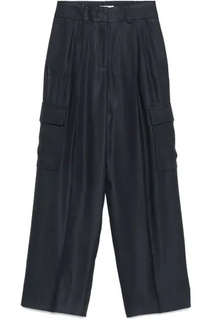 PESERICO SIGN Pleated cargo trousers