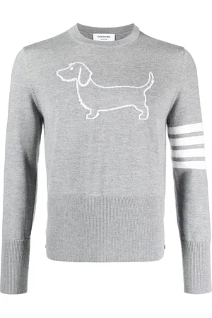 Thom Browne 4-Bar stripe wool jumper