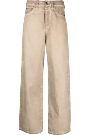 UMA WANG High-waisted straight-leg jeans