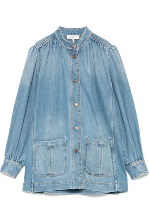 Chloé Gathered denim jacket