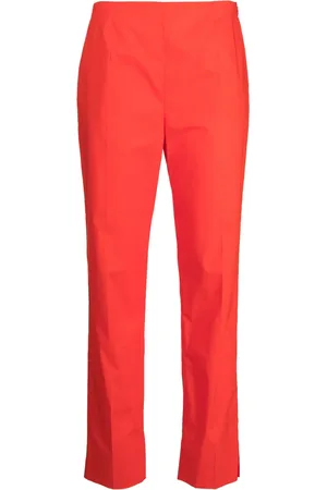 Paule Ka Straight-leg zipped cotton trousers