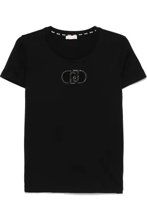 Liu Jo Logo-embroidered T-shirt
