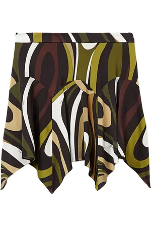 Puccini Marmo-print mini skirt