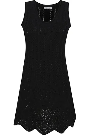 Paco rabanne Crochet-knit minidress