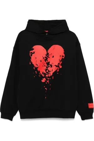 Vision Of Super Heart-print hoodie