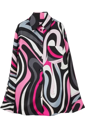 Puccini Marmo-print shirt