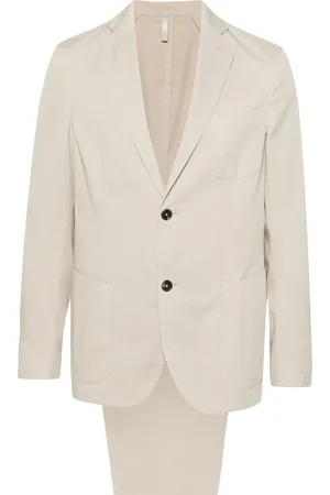 Incotex Gabardine-weave single-breasted suit