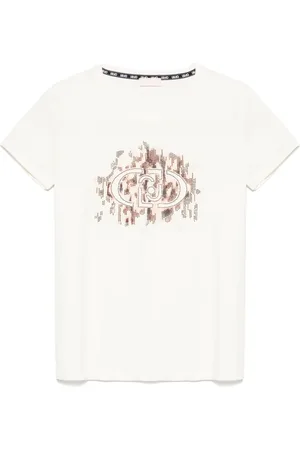 Liu Jo Logo-appliqué T-shirt