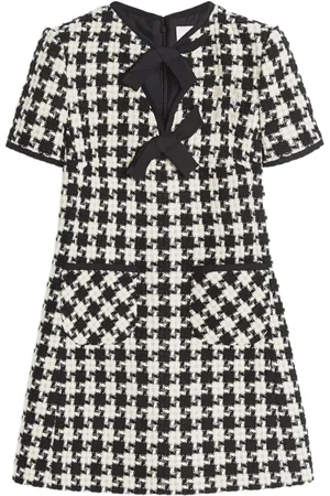 VALENTINO GARAVANI Geometric-pattern mini dress