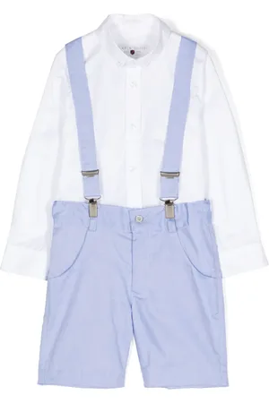 Lapin House Adjustable-straps cotton shorts