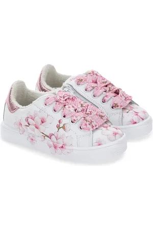 MONNALISA Floral-print sneakers
