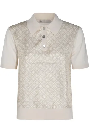 Tory Burch Double T polo top