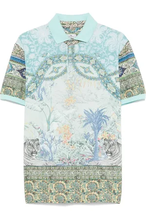 Etro Graphic-print polo shirt