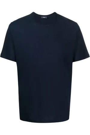 HERNO Crew-neck cotton T-shirt