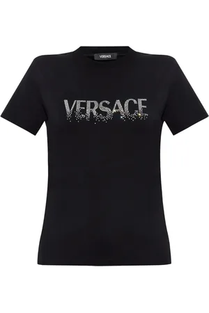 VERSACE Crystal-embellished T-shirt