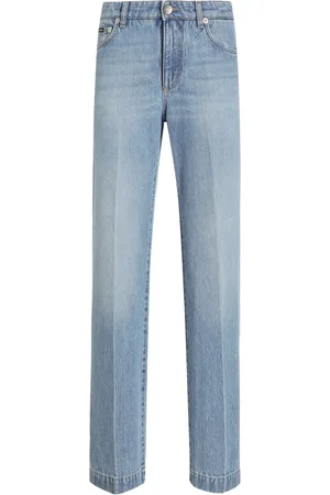 Dolce & Gabbana Pressed-crease jeans