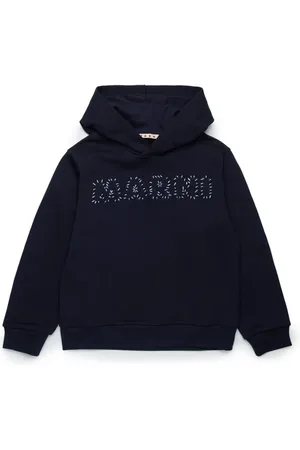 Marni Logo-appliqué hoodie
