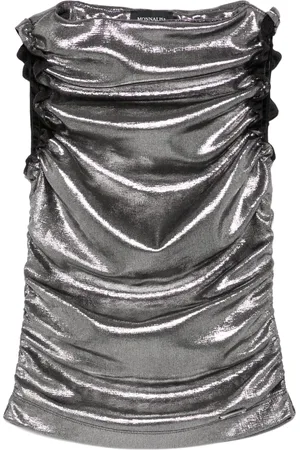 MONNALISA Lamé-effect top