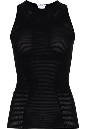 Wolford Grid Net tank top