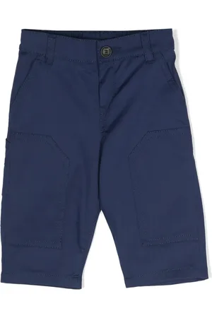 Fendi Logo-appliqu?? straight-leg trousers