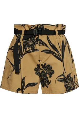 Moncler Floral-print shorts