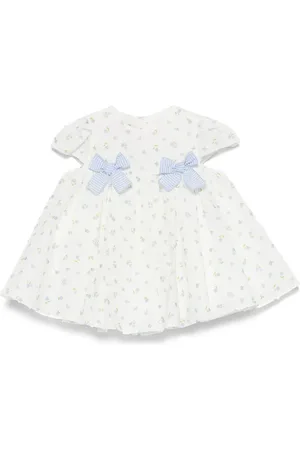 LA STUPENDERIA Floral-embroidered dress set