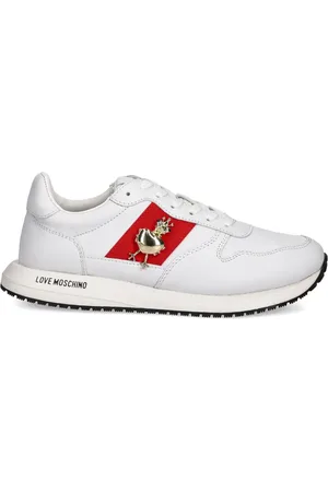 Moschino Heart-appliqué sneakers