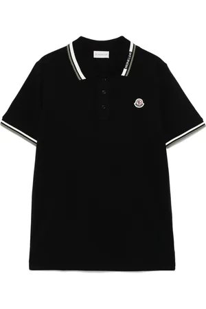 Moncler Piqué cotton polo shirt